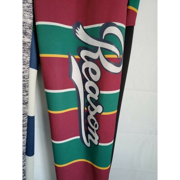 Reason Clothing Varsity Letter Highrise Joggers, - Picture 2 of 10